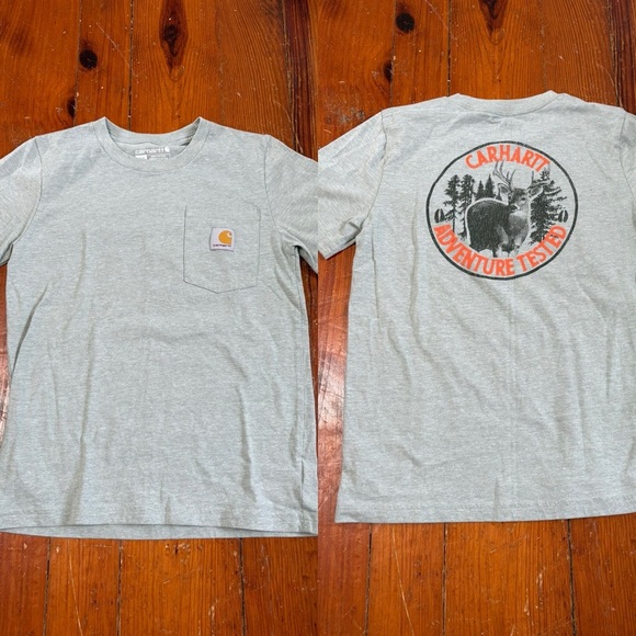 Carhartt Other - Carhartt Kids Light Green Adventure Graphic T-Shirt Size Small 8-10